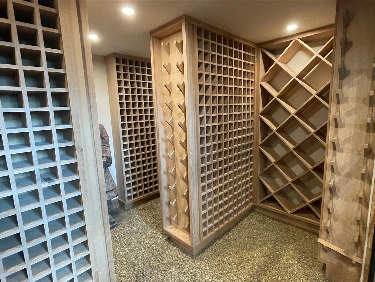 LagunaTools's tweet image. #CNCProjects What do you get when you pair a SmartShop 2 with an order for a 4000 bottle #winecellar?
This amazing project by PAR Custom!
Great job, guys! Love that #WhiteOak 👏💯
#customwinecellar #cabinetry #customwoodworking #cnc #customwoodworker #cncmachine #cncwoodworking