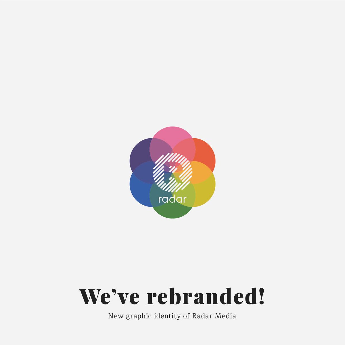 radarmedia_rgu's tweet photo. 📣 We’ve rebranded! 📣

Based on a colour spectrum, the logo provides us with an opportunity to style all of our content in a recognisable way for every channel. Feel free to enjoy the overview! - Adam, Head of Design #rgu #radar #studentmedia #rebrand #aberdeen #studentcreated https://t.co/Onl2ZwqoEv
