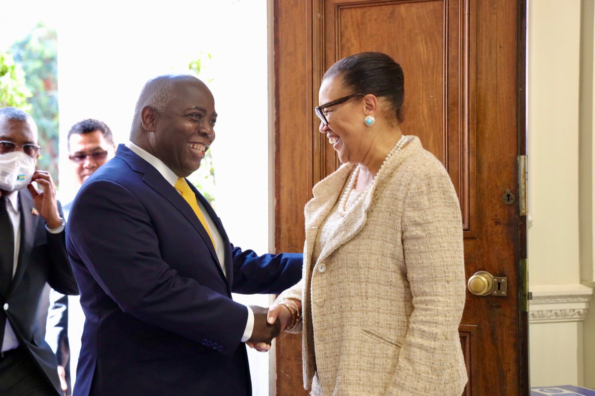 HonPhilipEDavis's tweet photo. I had an opportunity to meet with @PScotlandCSG ahead of tonight's Marlborough House Dialogues on Commonwealth Leadership in Accelerating Climate Action for SIDS: including for Sustainability and Tourism. https://t.co/U1aeZzPXfN