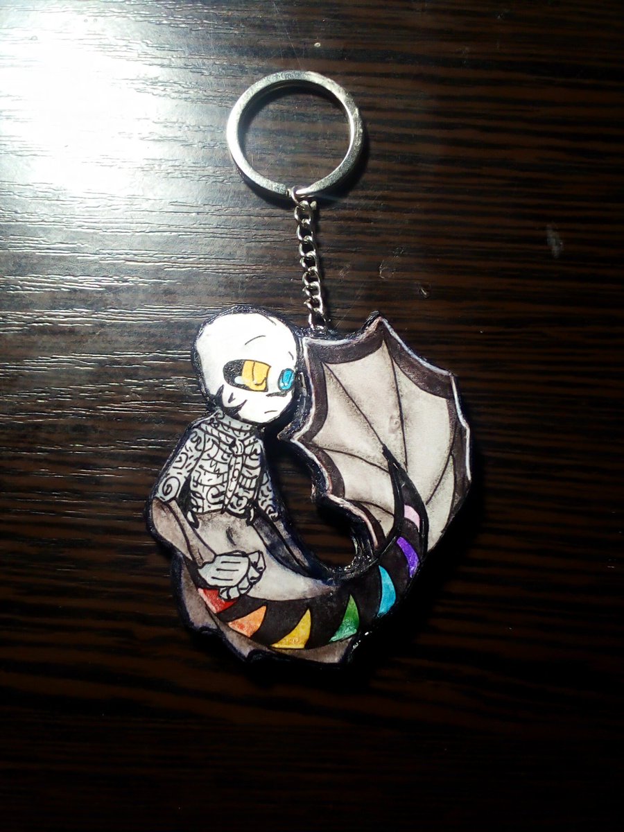 mirage_126's tweet photo. i made a keychain :) #inksans #inkmermaid #mermaidtale #sansaus https://t.co/bUGvDdaBzT