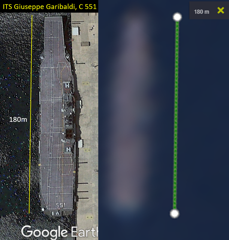 August20190831's tweet photo. #ItalyNavy aircraft carrier ITS #GiuseppeGaribaldi (#C551), ITS Cavour (#CVH550) and their formation were spotted in the #TyrrhenianSea about 150km to the east of Cagliari, Sardinia on May 10, 2022.
image via @sentinel_hub https://t.co/KtBmfkniWR