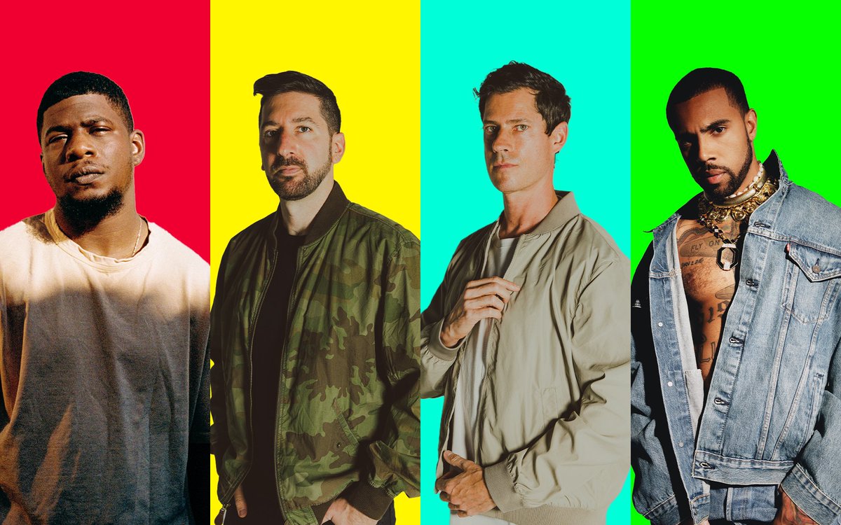 BigGigantic's tweet photo. We've got a new song out at midnight tnite!! "JUST THE SAME" with @VicMensa &amp; @mickjenkins 🙌🙌🙌

https://t.co/gTJ4QTTme5 https://t.co/ZCagl3EwAp
