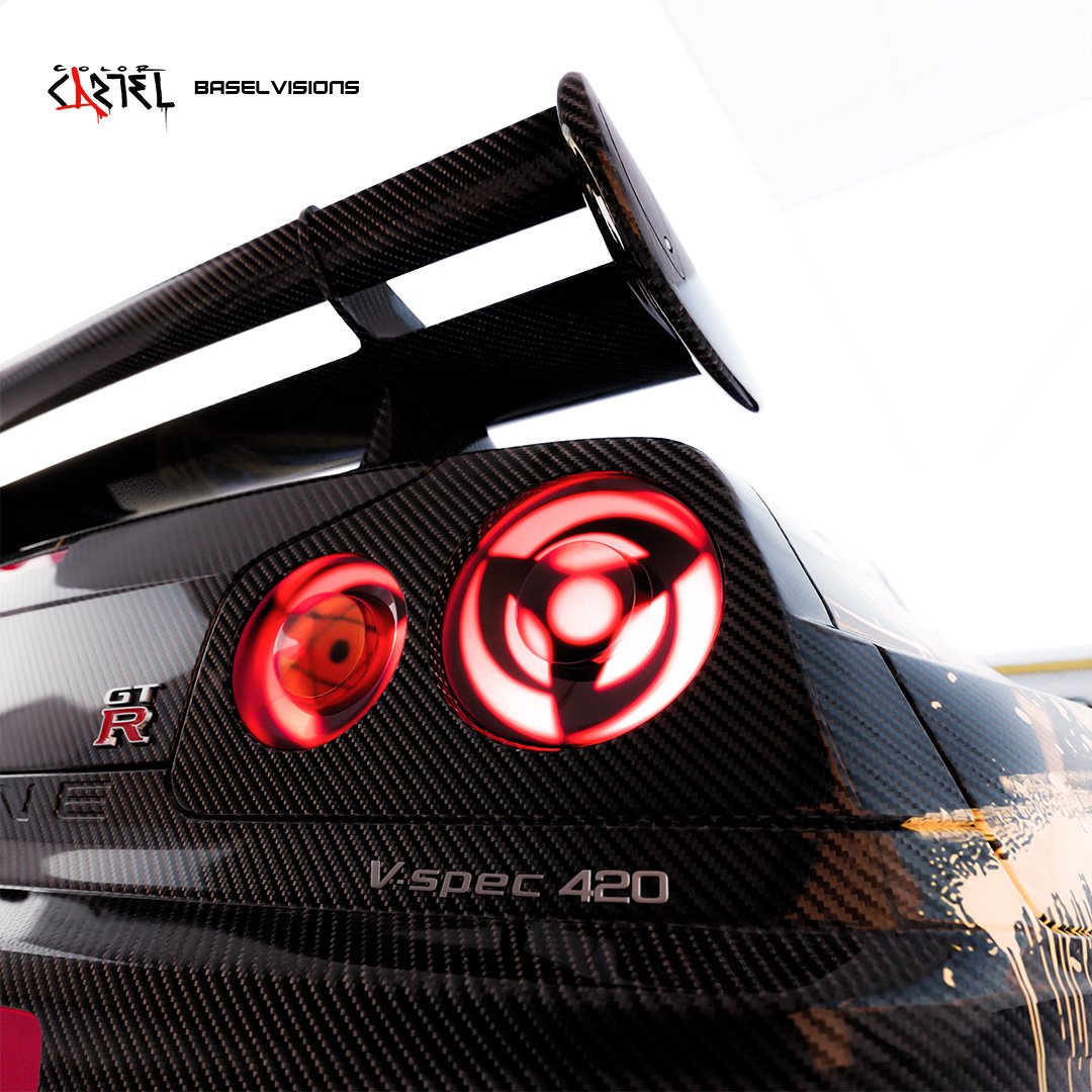 Baselbutno's tweet photo. Looks like tweeting a single pic so here's 4 more renders of the same piece that was the subject of a collab with ColorCartel #SkylineGTR #r34 #automotiveart #r34gtr #r33 #r32 #graffiti #art #Photoshop #3dsMax #chaosgroup #carart #gtr https://t.co/uaSXaXZJaB
