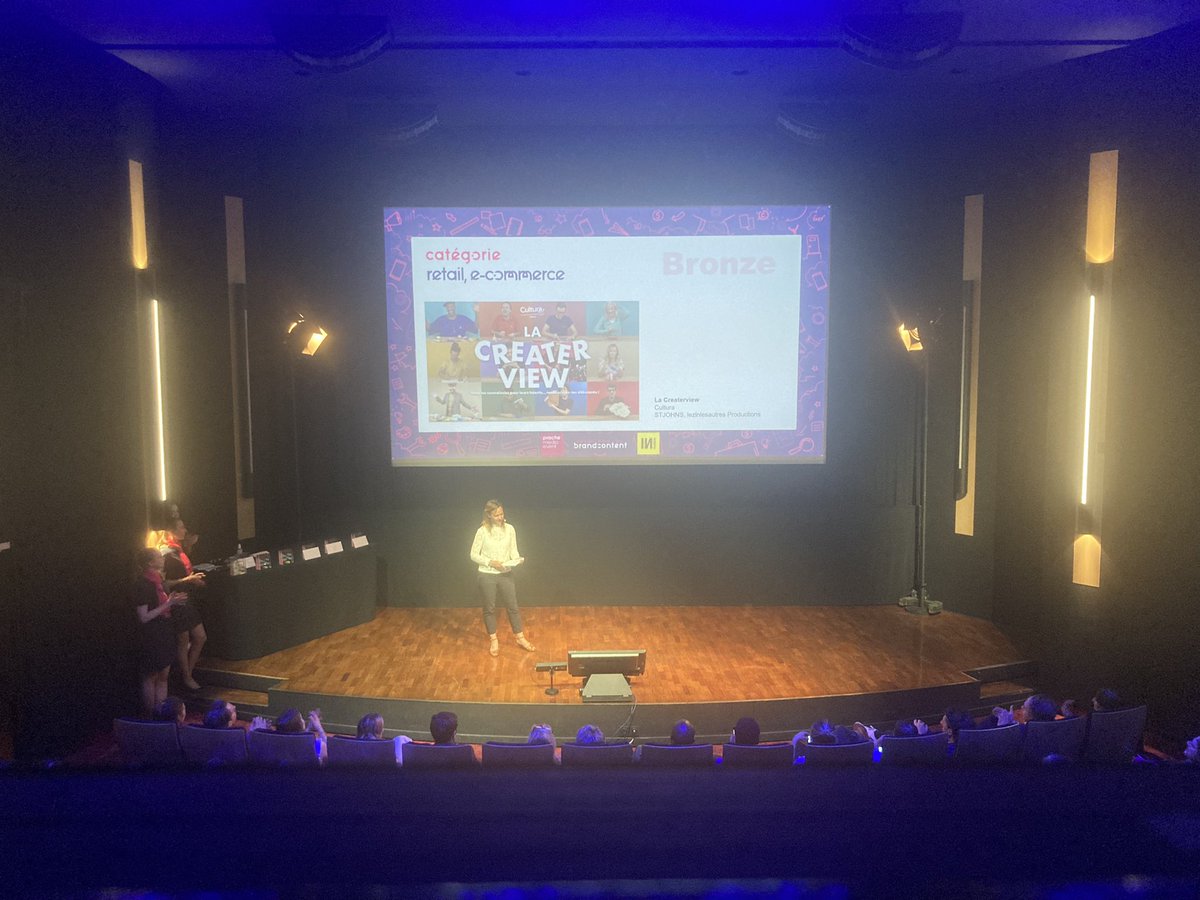 Le trophée BRONZE dans la catégorie Retail, E-Commerce est décerné à <a href="/Cultura/">Cultura</a> pour « LA CREATERVIEW » réalisé par <a href="/AgenceSTJOHNS/">StJohns Isoskele</a>, Leszinlesautres Productions. #grandprixdubrandcontent