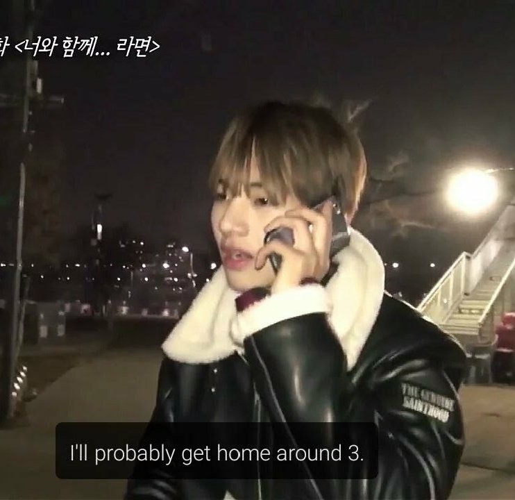 vantaemaybe's tweet photo. tae's lyrics "at 3 in the morning i'm still thinking of you but forever more i love you" and "one day will you be my sunrise in the fall" reminds me of jungkook calling tae bc it was late at night and them staying up till sunrise to play i want what they have  :( https://t.co/1RSuYleIOt