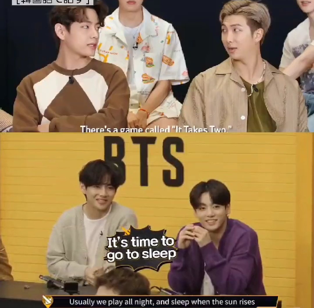 vantaemaybe's tweet photo. tae's lyrics "at 3 in the morning i'm still thinking of you but forever more i love you" and "one day will you be my sunrise in the fall" reminds me of jungkook calling tae bc it was late at night and them staying up till sunrise to play i want what they have  :( https://t.co/1RSuYleIOt