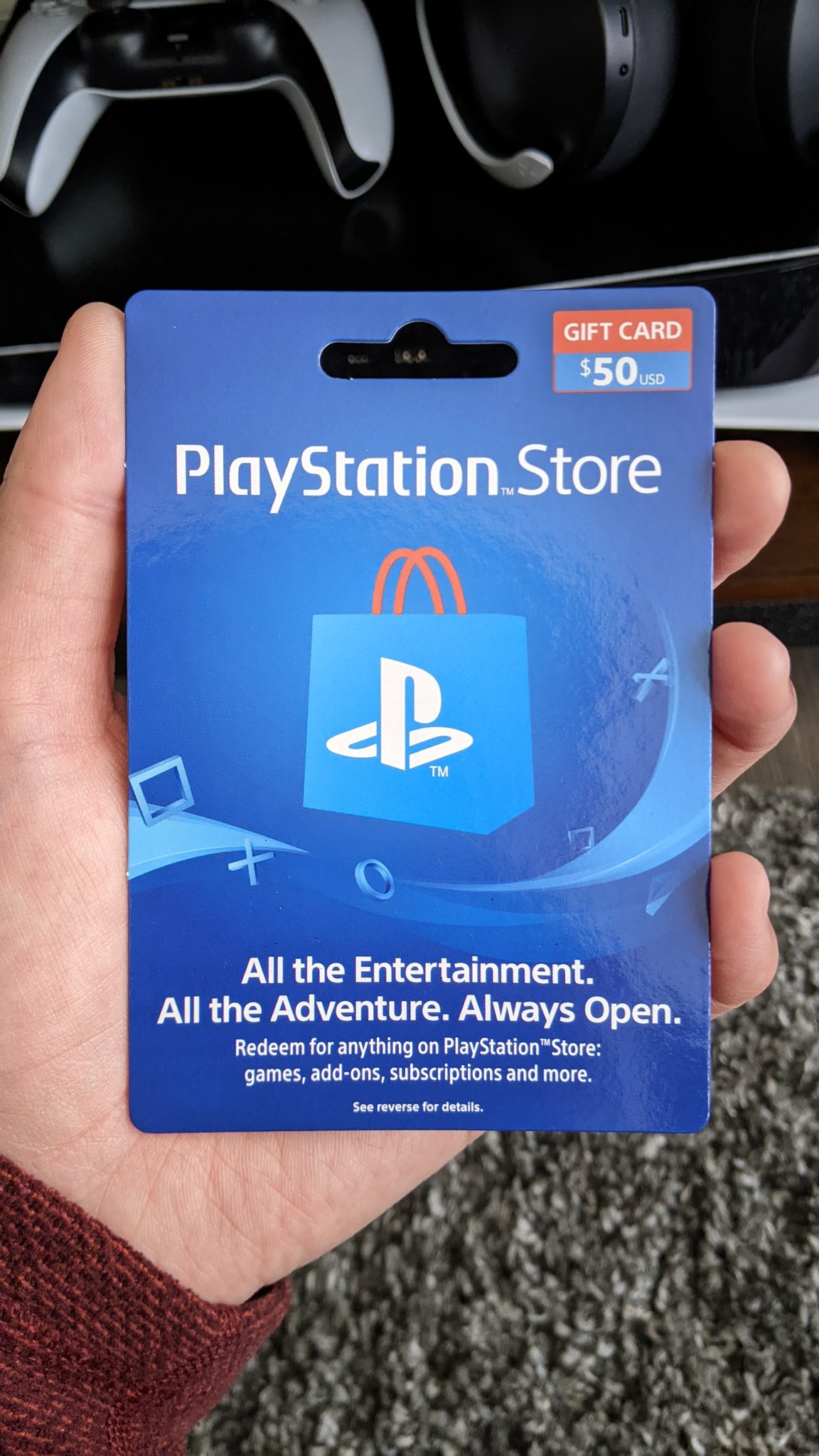 PSN Card Codes, Buy PlayStation Gift Card $50 (USD) (USA)