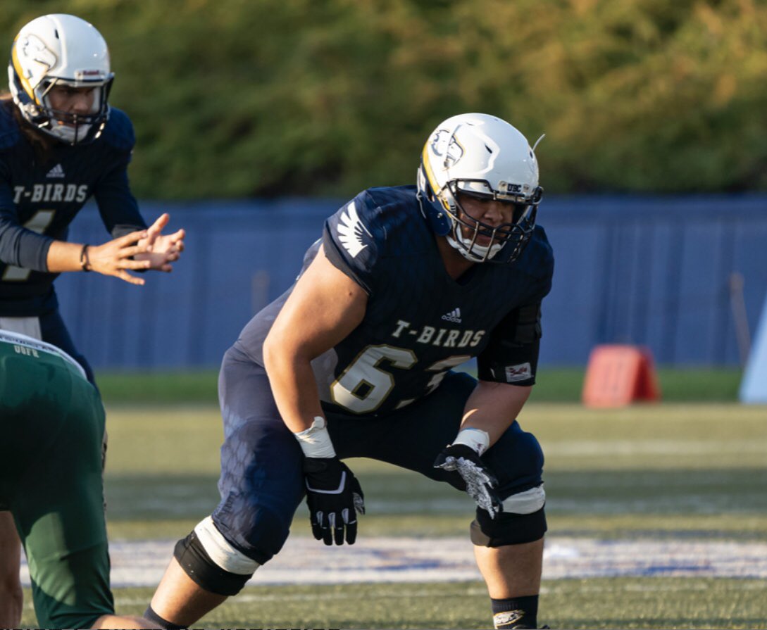 CoachNill's tweet photo. #TBirdNation .. pumped for #63 .. Brandon Sanford recently became a graduate @UBCGeo (Environment and Sustainability) .. this am he officially became a member of the 2022 @Wpg_BlueBombers .. #LineFactory .. https://t.co/1QYuwPGkt0