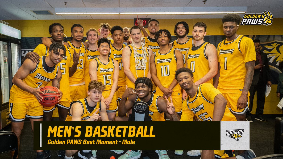 The Best Moment for a male team goes to Men's Basketball for winning a share of the CAA regular season title!
#UnitedWeRoar