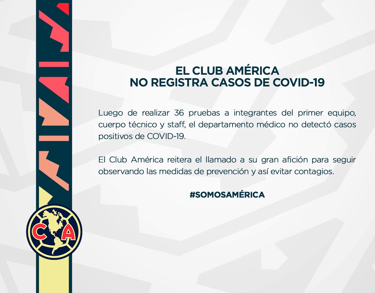 ClubAmerica's tweet photo. 📝 Comunicado Oficial https://t.co/iCoqZRw83h