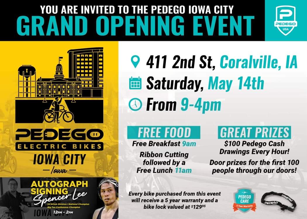 Pedego Iowa City tweet media