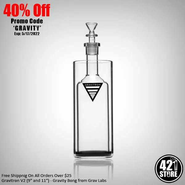 421store's tweet photo. 40% off Gravitron V2 (9" and 11") - Gravity Bong from Grav Labs https://t.co/NP4TDNXxwX
#gravlabs #gravlab #gravitybong #smokeshop #bongs #blunts #grinder #stonergirl #420 #headshop #smokeweedeveryday #weshouldsmoke #710community #stonersociety #bonghits #gravity #highsociety https://t.co/5YY39DWKmT