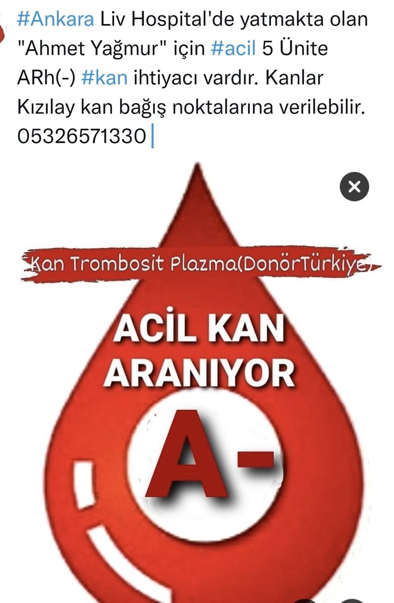 DonorTurkiye's tweet photo. @_Kaptan1_GUL_53 @KayipveKan_ilan @kanverturkiye @kanhayattir @KanPaylasim @DuyuruAcilKan @kanduyurusu @AcilKanDuyuru https://t.co/VgFT9nx8rd