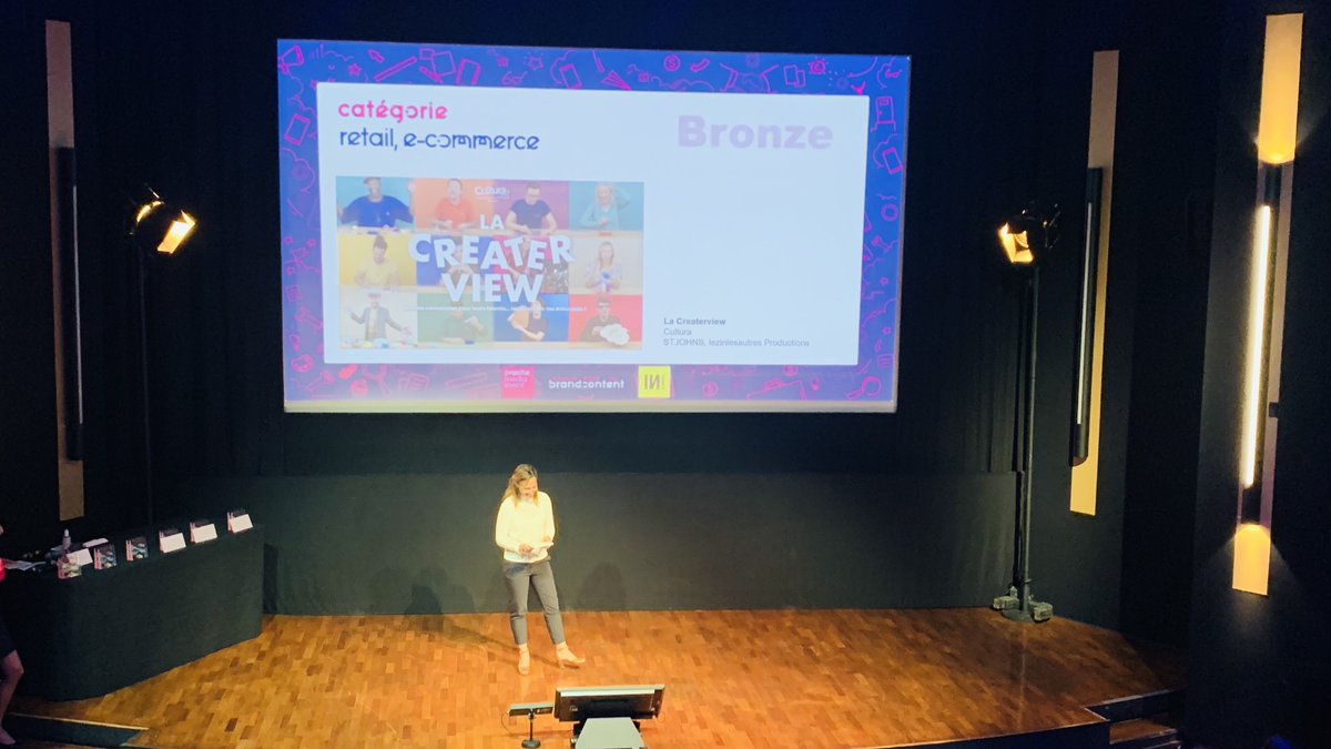 Le trophée BRONZE dans la catégorie Retail, E-Commerce est décerné à <a href="/Cultura/">Cultura</a> pour « LA CREATERVIEW » réalisé par <a href="/AgenceSTJOHNS/">StJohns Isoskele</a>, Leszinlesautres Productions. #grandprixdubrandcontent