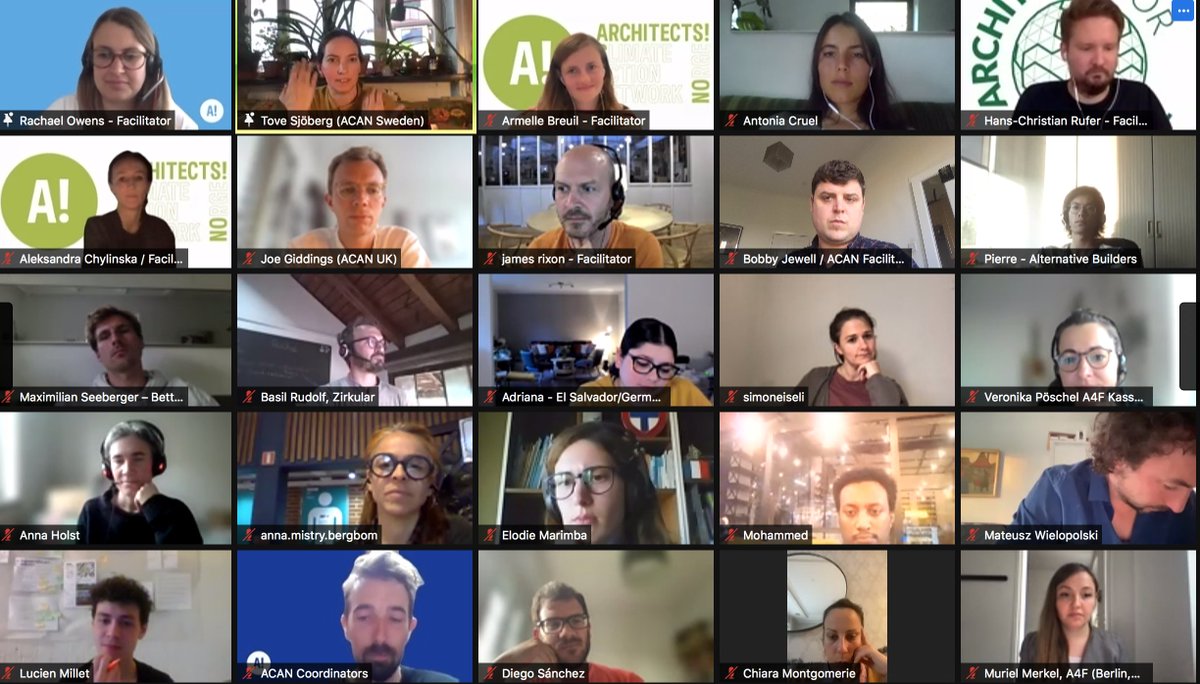 ArchitectsCAN's tweet photo. Thank you to all who came to our first International Architects Assembly tonight! 

Amazing discussion with our fellow activists, friends and collaborators at @Architects4F @Alt_Builders @AcanSverige and other ACAN Chapters. See you all soon https://t.co/NP6glB6ppr