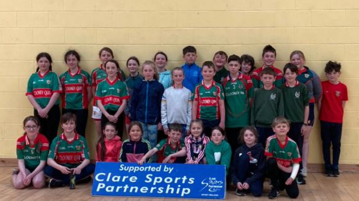 ClooneyNs's tweet photo. Huge thanks to @Claresports for a great day of indoor athletics at the Clare Sportshall Athletics Festival in Corofin. #activeclare https://t.co/ROIgAwO0lQ