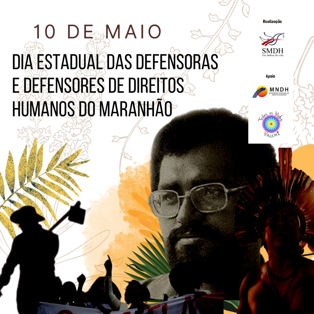 smdhvida's tweet photo. Hoje é o Dia Estadual das Defensoras e Defensores de Direitos Humanos do Maranhão, lei aprovada pelo Governo do Estado em 07 de junho de 2021. 

#Defensora #Defensor #DireitosHumanos #PadreJosimo #EdvaldoPereira #LutaPopular #ReformaAgraria #SMDH #EmDefesaDaVida https://t.co/rTMr6ODaAh