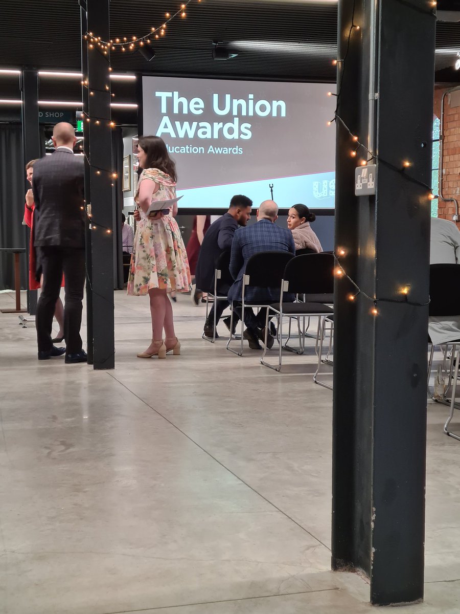 RealBMarriott's tweet photo. A great atmosphere here at the Derby Union Education Awards. Well done to all tonight's nominees and winners, you're all stars #unionawards https://t.co/M7DGRuQHyT
