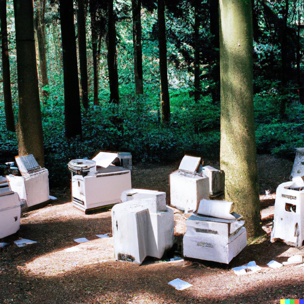 Welcome to Xerox Park 📠🌲
#dalle