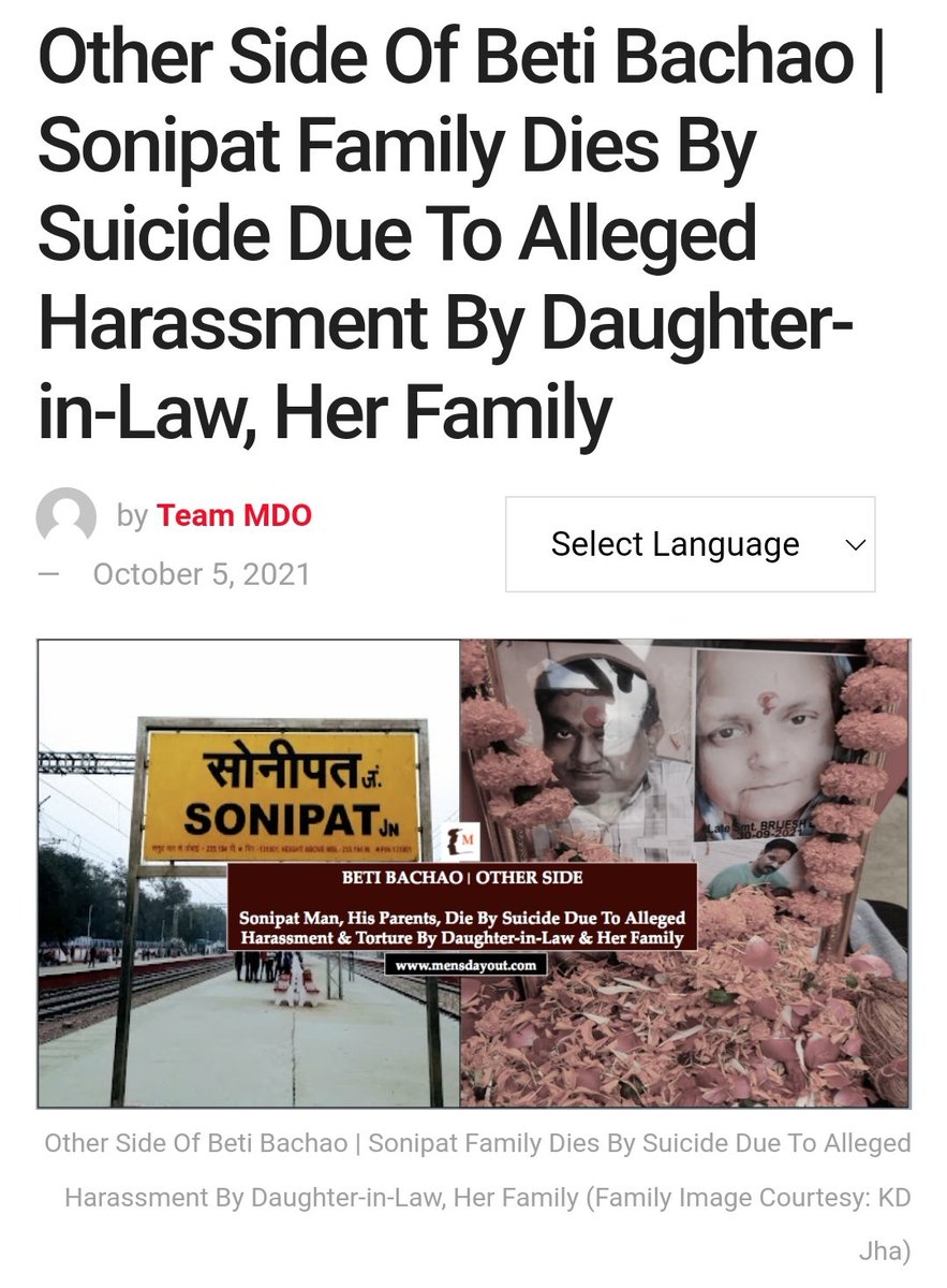 Ambar_SIFF_MRA's tweet photo. If #MaritalRape law is passed with current CrPC and ipc, you will be hold responsible for every single male suicide due to fake cases. And you will be judged in afterlife. Have fun sleeping on this. Some cases of male suicides due to 498a, which is only going to get worse: https://t.co/ZL5Iv6xGPb