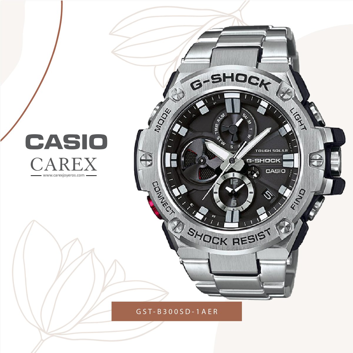 CarexJoyeros's tweet image. CASIO siempre es una buena opción
-
#Casio #CasioVintage  #CasioCollection  #CasioGShock   #casio #casioes #gold #diamond #watch #fashion #women #men #style #jewlery #watchaddict #relojes #watchpassion #freshdesign
-
carexjoyeros.com/g-shock-gama-p…