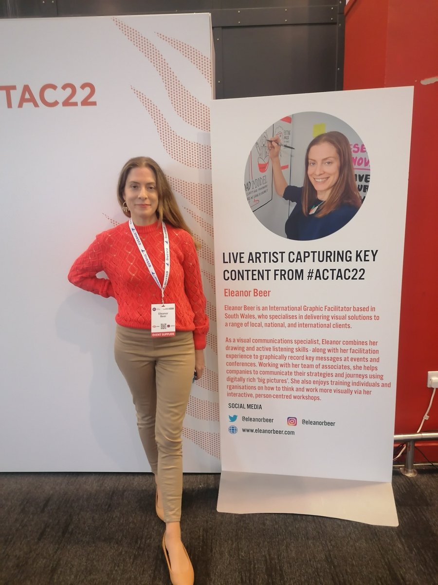eleanorbeer's tweet photo. Looking forward to visually capturing a great conference #actac22 https://t.co/ssR8k38IrY