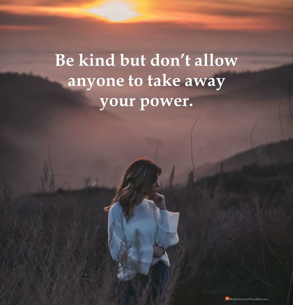 spreadcheer1's tweet photo. Be kind but don’t allow anyone to take away your power.

#tuesdayvibe #tuesdaymotivations #tuesdayfeeling #selfesteem https://t.co/XbOxSEDzWp
