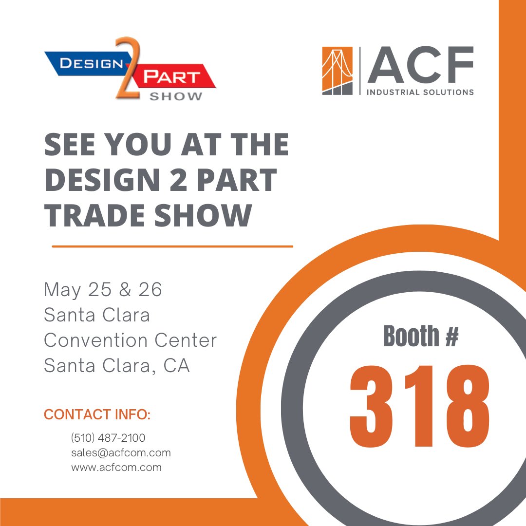 acfcomponents's tweet image. We are thrilled to announce that we are exhibiting at the Design 2 Part Trade Show this year! 

Can&apos;t wait to see you all!🤩

#acf #tradeshow #fasteners #d2p