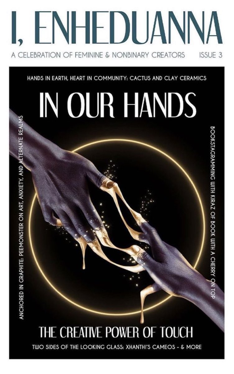 RSquaredWrites's tweet photo. A new short horror story of mine—"Given Life"—is coming out in this next issue of @IEnheduanna  🙃 I'll have details out later on how this print zine can be purchased or downloaded.

Also, also? Ain't it a pretty cover? I love it so much ✨👐✨ https://t.co/eWlXixFleo
