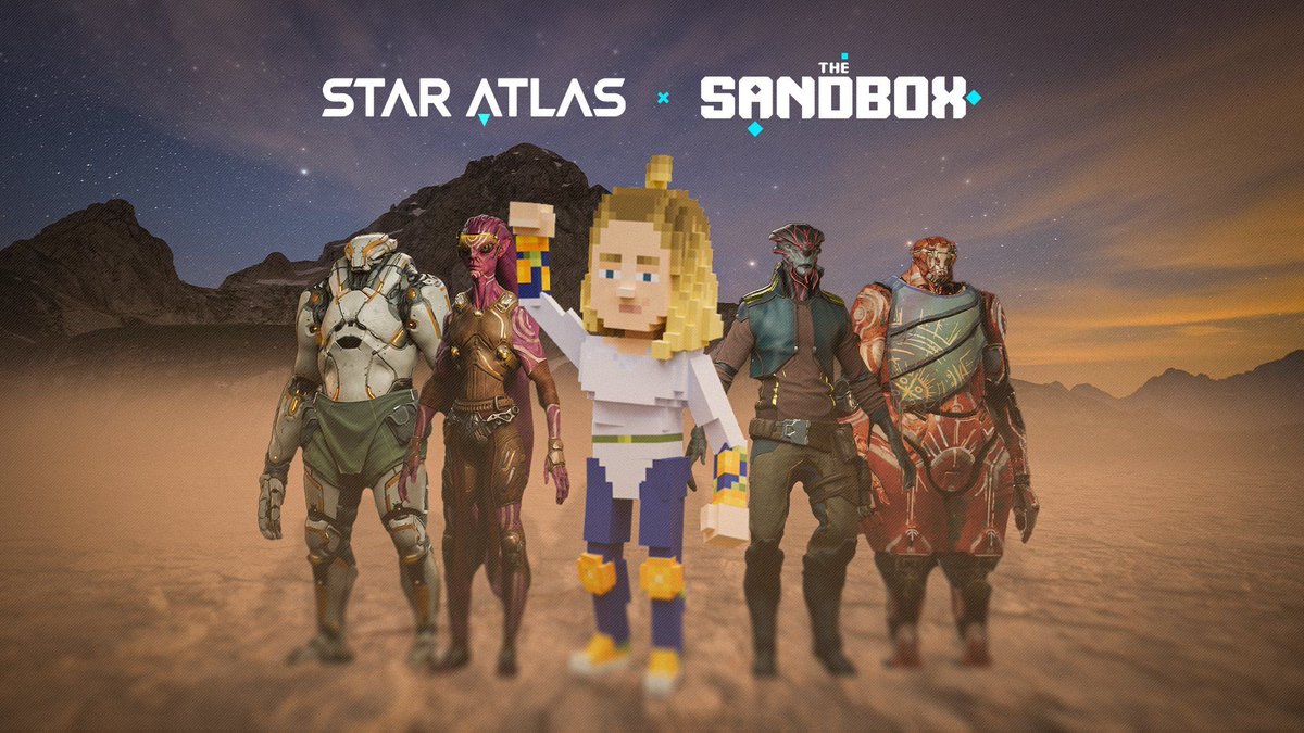 blond_ish's tweet photo. Squad goals in full effect with my @staratlas faction. Roll with our crew in the @thesandboxgame #Voxedit design contest below. 👇🏾  https://t.co/dkCVd5Zn1Q https://t.co/CrYgo4K7DW