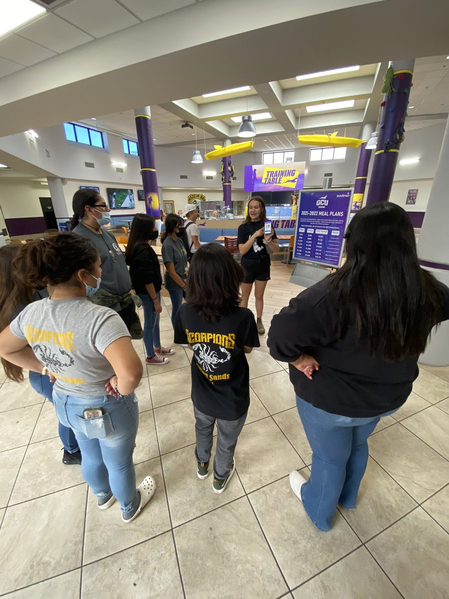 KatherineHoorn2's tweet photo. Latinos In Action Scholars @DesertSandsMS visit GCU for a College &amp; Career trip organized by their student professional committee to learn about GCU as a prospective post secondary option in their near future. @latinosinacti0n @CartwrightSD #oneteamunafamilia https://t.co/T8mN2EyqCb
