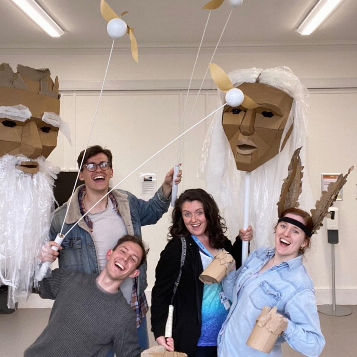 A beautiful collaboration between a theatre/puppet company,a social enterprise,a shopping centre &amp; local people has just happened!