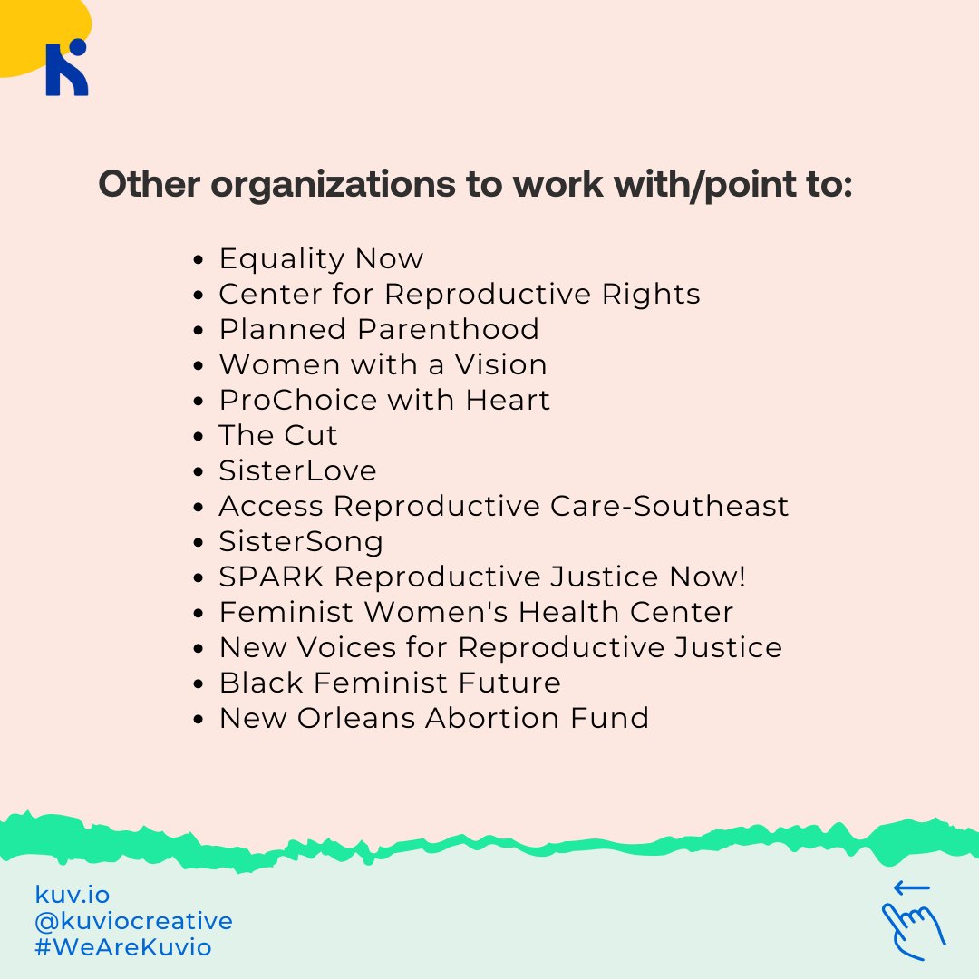 KuvioCreative's tweet photo. As a response to the SCOTUS leak, Kuvio is joining in the fight for women's rights. Information on our course of action can be found below.
#WeAreKuvio https://t.co/0Y7NR5p73X