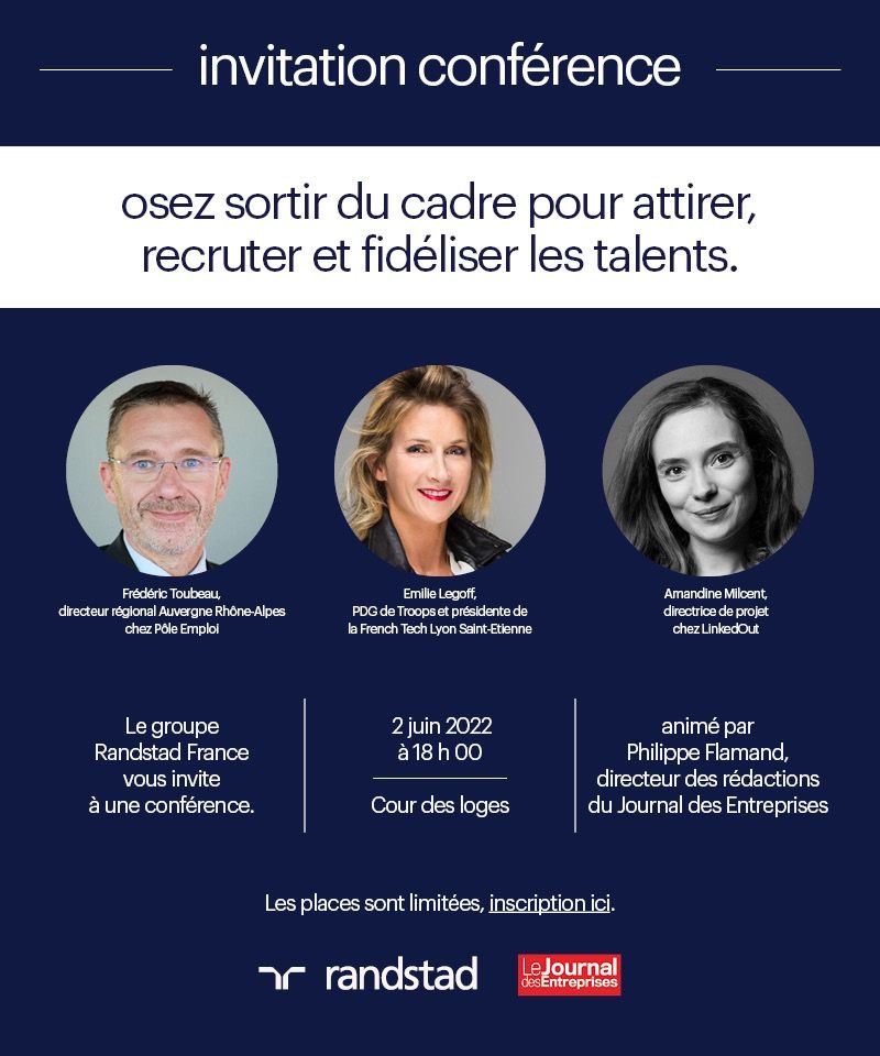 #conference du <a href="/GroupRandstadFR/">Groupe Randstad FR</a> à #Lyon le 2 juin à 18h sur le thème "#oser  #sortir du #cadre  pour #recruter  et #fidéliser les #talents" avec <a href="/emilielegoff/">LeGoff Émilie</a> de <a href="/troops_fr/">troops.fr</a>, @AmandineMilcent de <a href="/LinkedOut/">Restricted (for no reason) LinkedIn users</a>, <a href="/FredericToubeau/">Frederic Toubeau</a> de @pole_emploi Aura