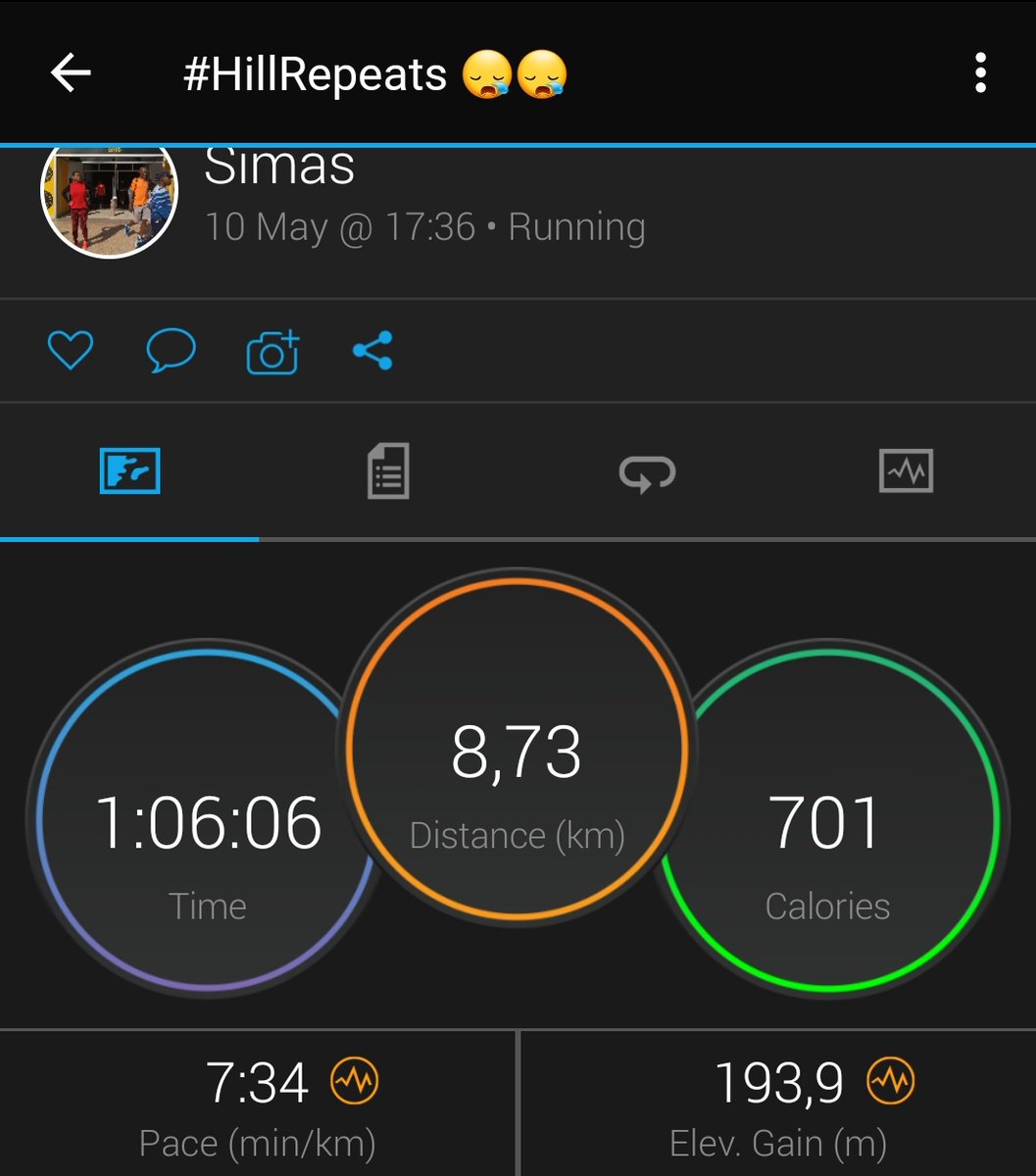 mmakape's tweet image. #RunningWithTumiSole #RunningWithLulubel #Fetching #IChoose2BActive #IPaintedMyRun #Socialrunner #StayFit #StayHealthy #StayActive #TuesdayMotivaton
Hill repeats ..I was never ready 😩