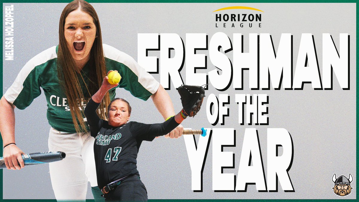 - 𝗙𝗥𝗘𝗦𝗛𝗠𝗔𝗡 𝗢𝗙 𝗧𝗛𝗘 𝗬𝗘𝗔𝗥 ✅
- 𝗔𝗟𝗟-𝗟𝗘𝗔𝗚𝗨𝗘 𝗙𝗜𝗥𝗦𝗧 𝗧𝗘𝗔𝗠 ✅
- 𝗔𝗟𝗟-𝗙𝗥𝗘𝗦𝗛𝗠𝗔𝗡 𝗧𝗘𝗔𝗠 ✅

Ladies + gentlemen, <a href="/missy_holzopfel/">Missy</a> 🔥

The first CSU Freshman of the Year since 2013 + just the third in school history!

<a href="/CSU_Athletics/">Cleveland State Athletics</a> | #GoVikes