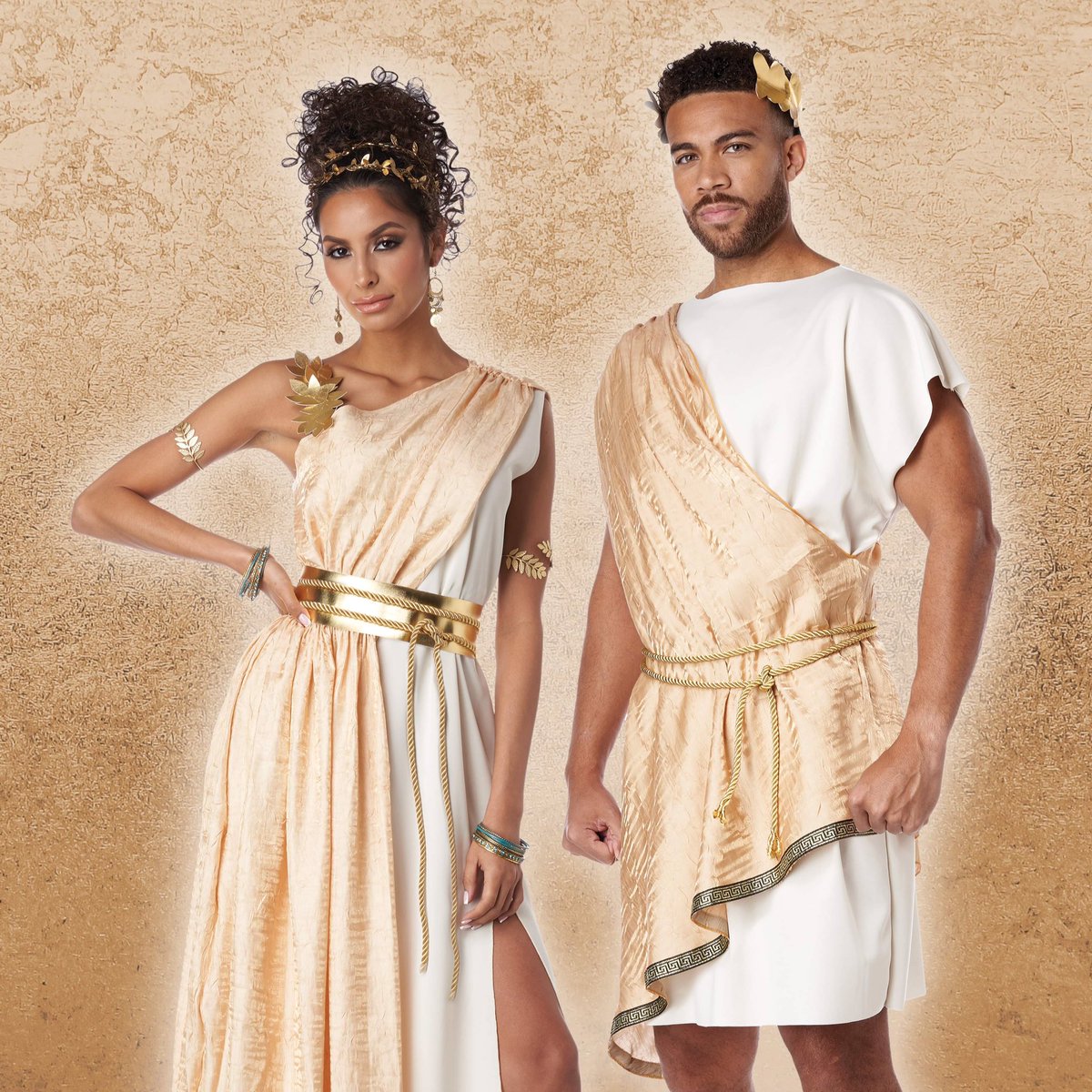 CalCostumes's tweet photo. Celebrate the splendor of antiquity in our “Golden Goddess” and “Greek God Toga” costumes.  
#costume #cosplay #toga #togaparty #togacostumes #goldengoddess #greekgodtoga #gold #godess #god #greekgod #halloween #halloweencostume #costumeideas #menscostume #womenscostume https://t.co/il4IOEN8yc