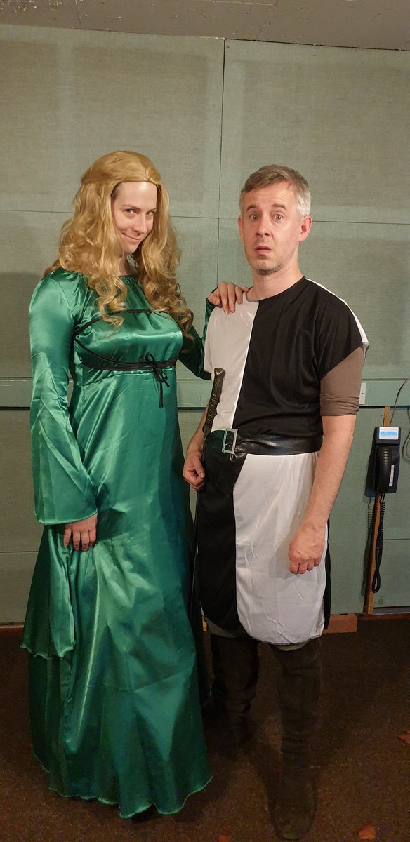 27th__Letter's tweet photo. Part 3 of 5: Meet the "Time After Time" characters! While Lancelot is away crusading, Lady Eleanor tries it on with his squire, Ethelred. But will he get what she's laying down?

"Time After Time" plays 12-14 May at the @EtceteraTheatre. Tickets: https://t.co/Ygm0kjEP7M #theatre https://t.co/GhWmoQVPJZ