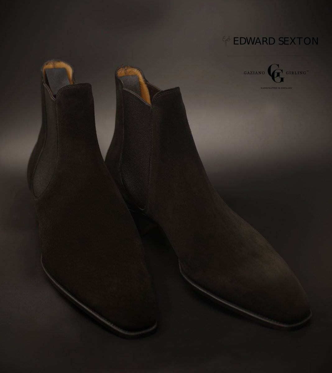 Inspired by Edward Sexton's rock and roll clients, who’ve worn beautiful boots with Edward Sexton tailoring since 1969. Edward Sexton is proud to unveil its very first footwear offering designed in collaboration with Gaziano &amp; Girling.