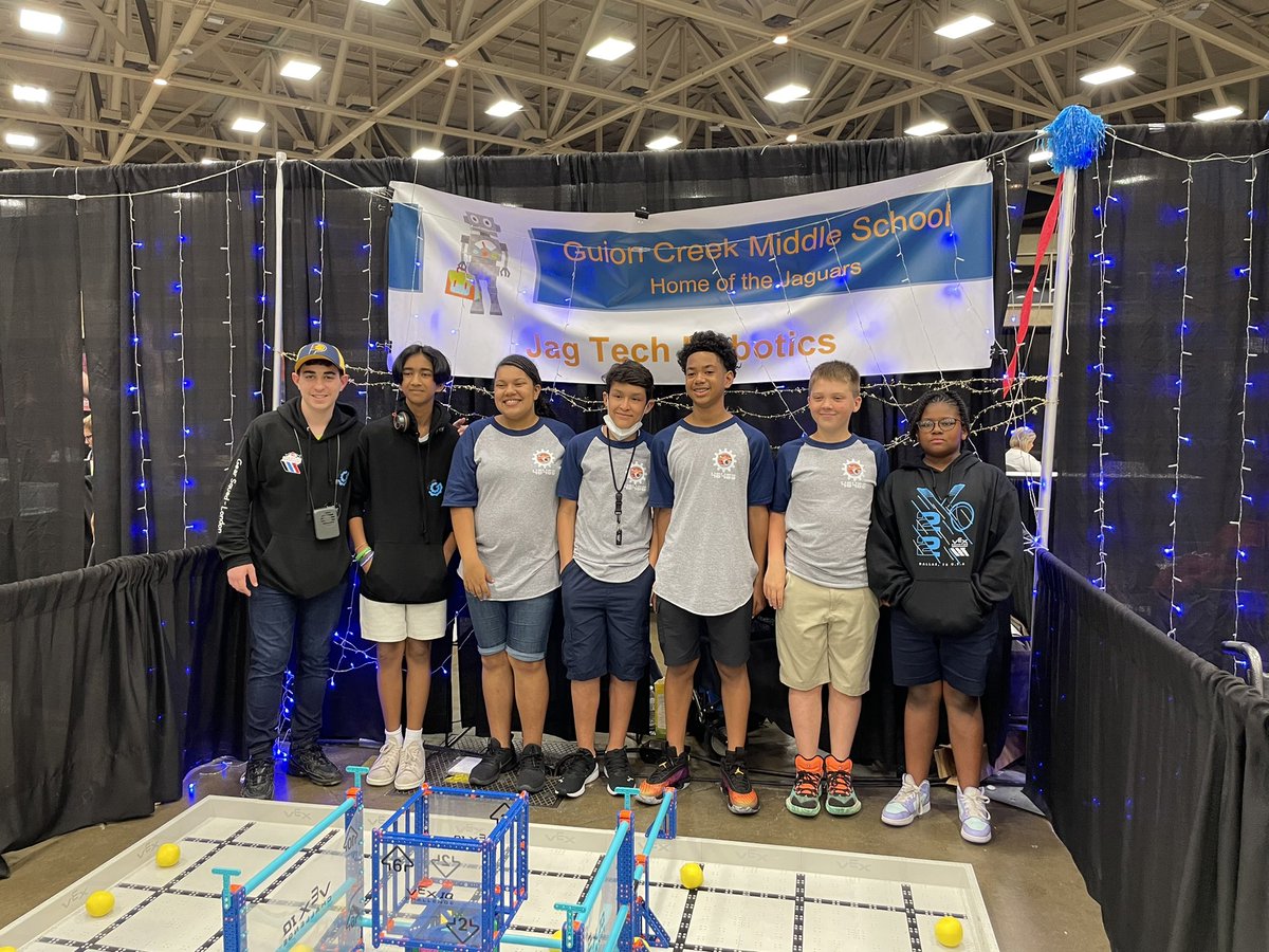 Please send good wishes for JagTech B who have made it to the World’s finals in their division. Go fwGuion Creek Middle School!