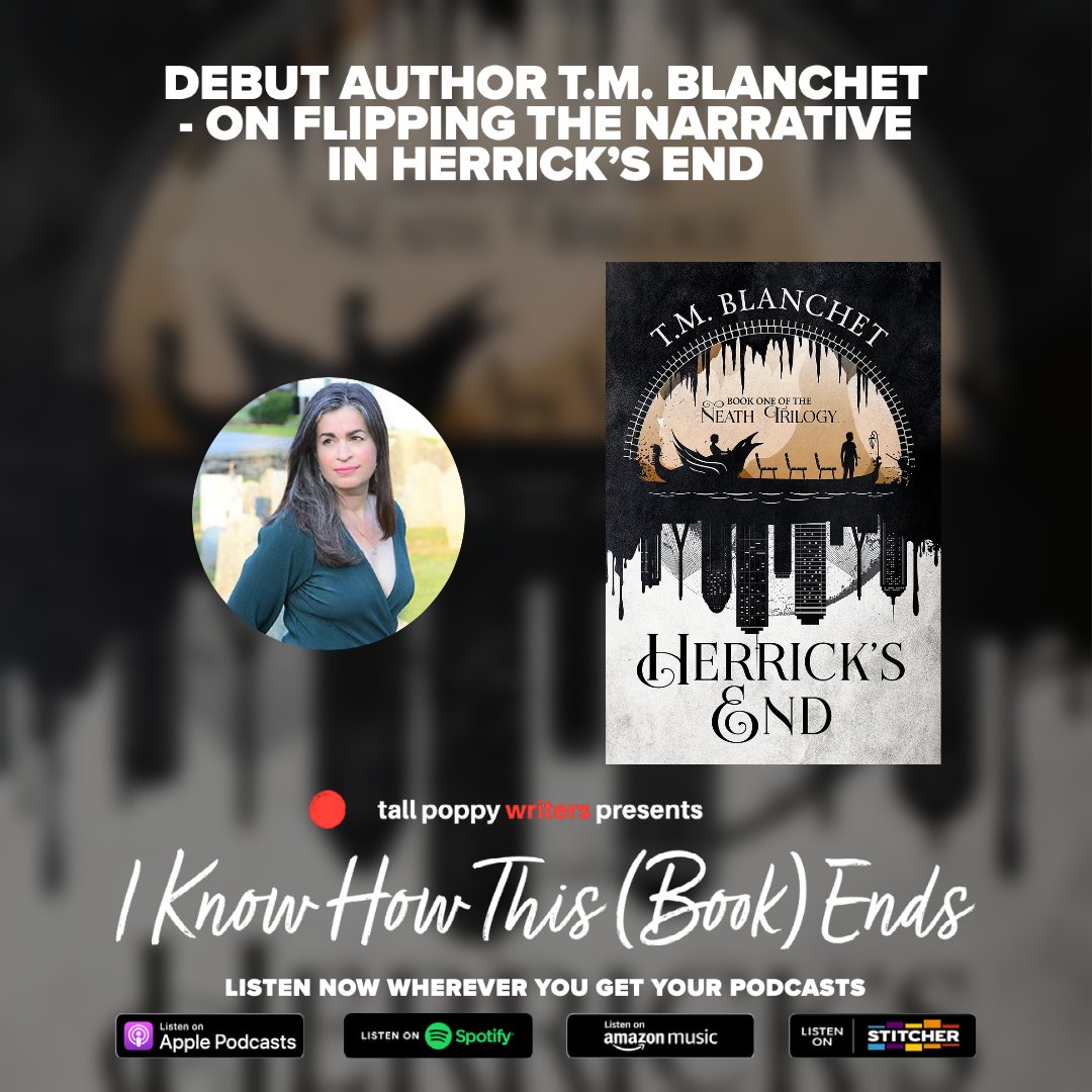 speakdotstudio's tweet photo. .@TM_Blanchet, talks about the poignant inspiration for her YA fantasy novel, Herrick’s End, and how she got the idea to flip the narrative, and stretch the boundaries of genre. Listen to the show wherever you get your podcasts. https://t.co/zN6HKNu94n https://t.co/KsSFYquxvP