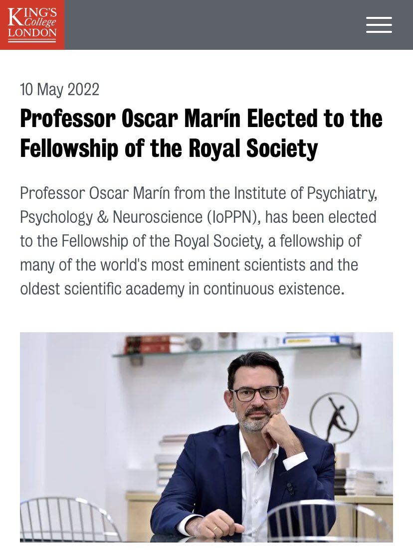 Congratulations to our @dev_neuro @MRC_CNDD Director, @MarinLab for becoming a @royalsociety fellow! 🥂👨‍🎓

kcl.ac.uk/news/professor…