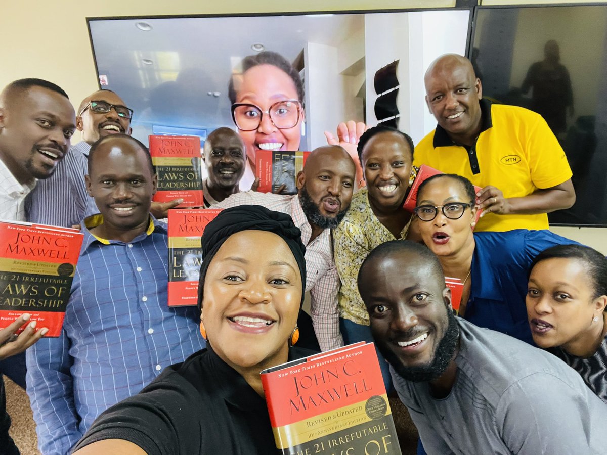 mkngambi's tweet photo. Kicking off our 6-week #21LawsOfLeadership journey with AB-Solutions. 👩‍🏫 

Certain it'll be a fun learning experience with this lot. 

Great to 'see' you Annet 👋🏽 @Leadership_SOLN 

@MTNRwanda 
#DoingGoodTogether https://t.co/fg7TJeU43e