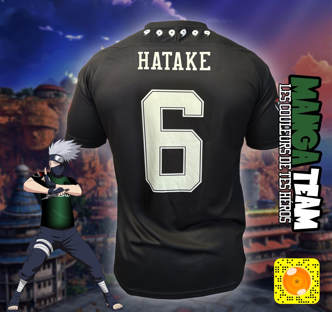 MtMangateam's tweet photo. Restock des maillots Naruto . Avec un nouveau flocage de dispo! Foncez!!!💥 https://t.co/t0C1HK7T33