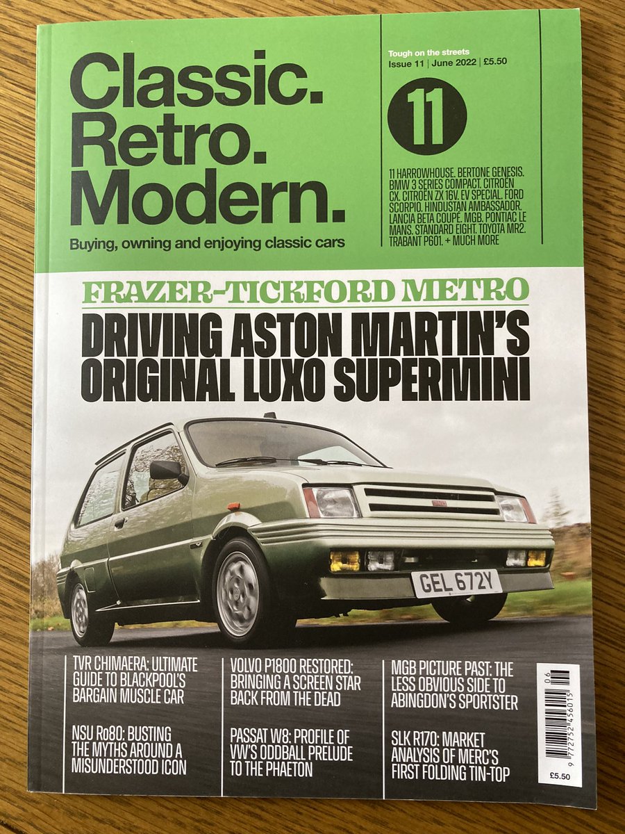 A Great read #AstonMartin #metro #tickford #green #special #classic #retro