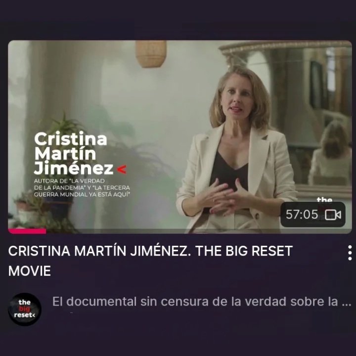 crismartinj's tweet photo. Tic, tac, tic, tac... El Gran Reseteo ya casi está aquí.

Os dejo mi entrevista completa para #TheBigResetMovie.

https://t.co/4MU2u2WYPC https://t.co/EYyaLlde4N