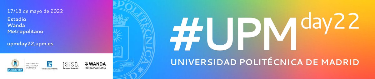 Delegacion_UPM's tweet photo. 🔵 Ya llega el #UPMDAY22

Más de 15000 egresados recibirán sus diplomas en este evento donde podrás disfrutar de todos los espacios y actividades programadas

📆 17 y 18 de mayo
📍 Estadio Wanda @Metropolitano

Descubre todo lo que encontrarás 👇 https://t.co/oMUYSuGHXJ