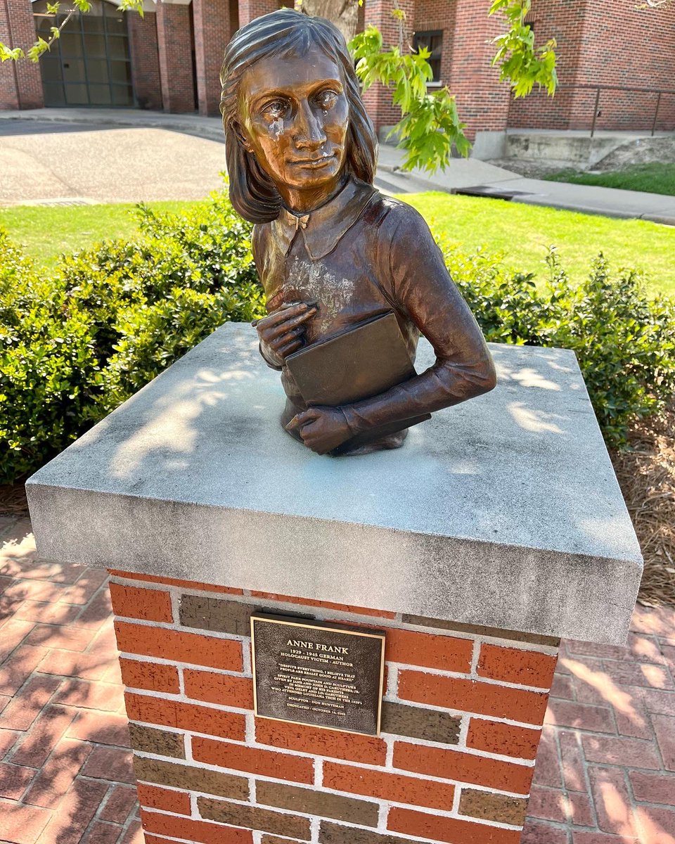 Concert TONIGHT (5/10)! 6:30pm pre-concert talk. 7:00pm performance. All in Howard Aud.! Tonight’s program consists of Annelies by James Whitbourn. The text comes from the diary of Anne Frank.

Fun fact: <a href="/LATech/">Louisiana Tech University</a> actually has a sculpture of Anne Frank on campus!

See you tonight!