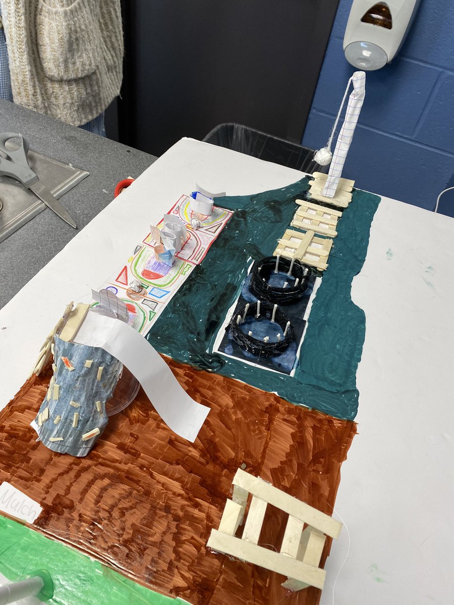 AmyMongenas's tweet photo. How exciting to see the product of our 3rd  grade engineers hard work on our playground design challenge! Rock wall, Gaga pits, basketball courts, stage, 4sq. &amp; zip line! #BeBRAVE  #IHPromise #3rdgradeengineers @IHElementary @henningbetsy1 @IHSchools https://t.co/5ydGOZ9lws