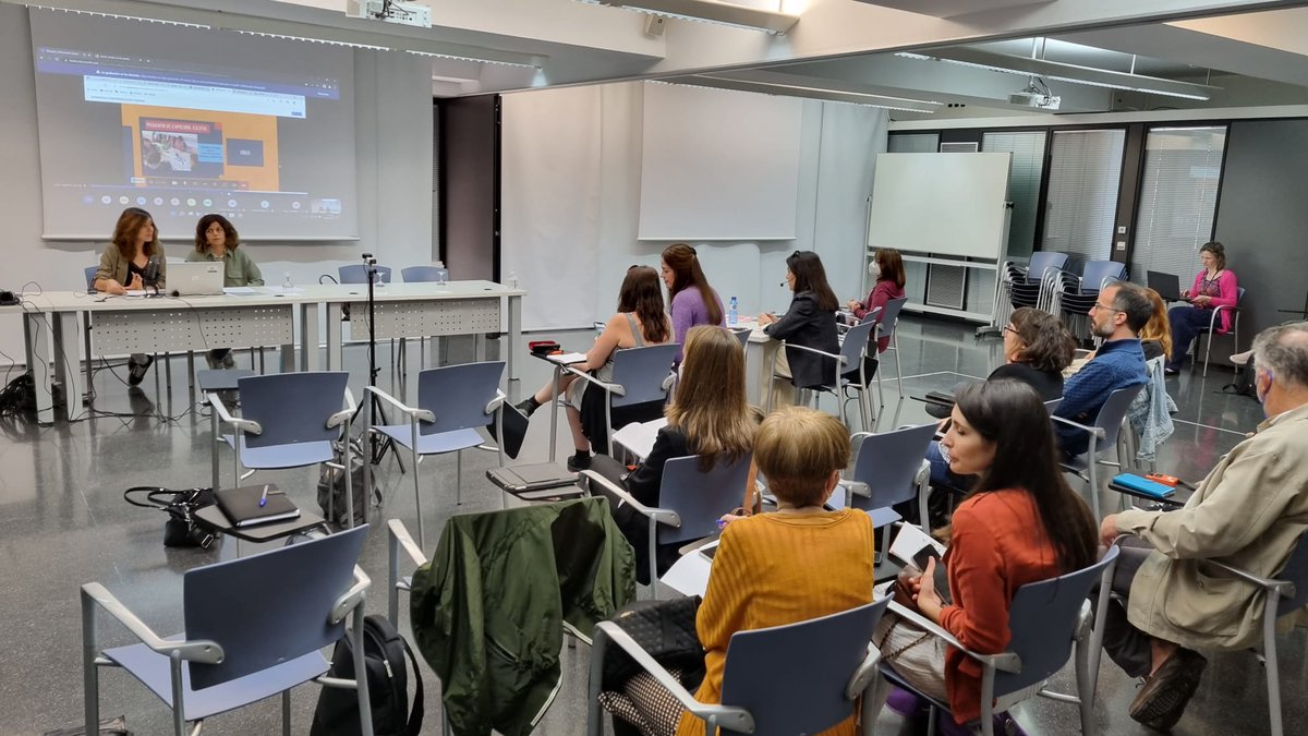 CredibleErasmus's tweet photo. Lots of useful work today thanks to experts and associations. We continue learning and sharing experiences and knowledge to make real inclusion for children on rare diseases in ordinary school.📝📝💙💜
#CredibleErasmus
#ErasmusPlus
#CredibleProject
#RareDiseases https://t.co/KS7zFq0SEx